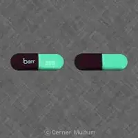 Chlordiazepoxide (Chlordiazepoxide [ klor-dye-az-e-pox-ide ])-barr 033-10 mg-Black & Green-Capsule-shape