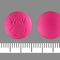 Chloroquine (Chloroquine [ klor-oh-kwin ])-WW 125-500 mg-Pink-Round