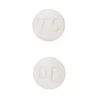 Darifenacin (Darifenacin [ dar-e-fen-a-sin ])-DF 7.5-7.5 mg-White-Round