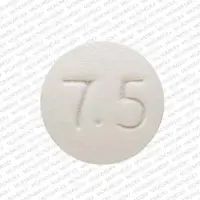 Darifenacin (Darifenacin [ dar-e-fen-a-sin ])-DF 7.5-7.5 mg-White-Round