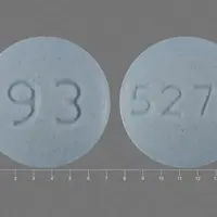 Dexmethylphenidate (Dexmethylphenidate [ dex-meth-il-fen-i-date ])-93 5275-2.5 mg-Blue-Round