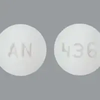 Diclofenac and misoprostol (Diclofenac and misoprostol [ dye-kloe-fen-ak-and-mye-so-prost-ole ])-AN 436-50 mg / 200 mcg-White-Round