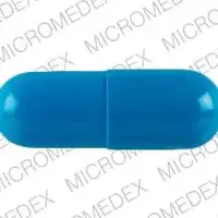 Dicloxacillin (Dicloxacillin [ dye-klox-a-sil-in ])-GG855 GG855-500 mg-Blue-Capsule-shape