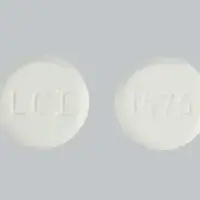 Diethylpropion (Diethylpropion [ dye-eth-ill-proe-pee-on ])-LCI 1475-25 mg-White-Round