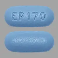 Diflunisal (Diflunisal [ dye-floo-ni-sal ])-EP 170-500 mg-Blue-Capsule-shape