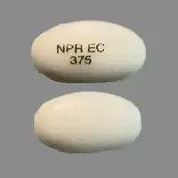 Ec-naprosyn (Naproxen [ na-prox-en ])-NPR EC 375-375 mg-White-Oval