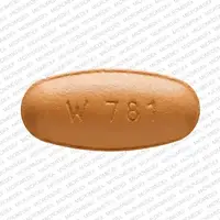 Entacapone (Entacapone [ en-tak-a-pone ])-W 781-200 mg-Orange-Oval