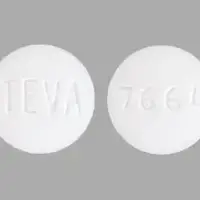 Erlotinib (Erlotinib)-TEVA 7664-150 mg-White-Round