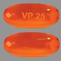 Ethosuximide (Ethosuximide [ eth-oh-sux-i-mide ])-VP 25-250 mg-Orange-Capsule-shape