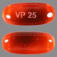 Ethosuximide (Ethosuximide [ eth-oh-sux-i-mide ])-VP 25-250 mg-Orange-Capsule-shape