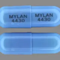 Flurazepam (Flurazepam [ flure-az-e-pam ])-MYLAN 4430 MYLAN 4430-30 mg-Blue-Capsule-shape