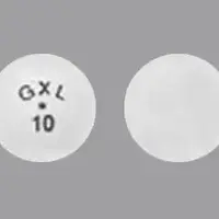Glucotrol xl (Glipizide [ glip-i-zide ])-GXL 10-10 mg-White-Round