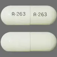 Isradipine (Isradipine [ is-rad-i-peen ])-A-263 A-263-2.5 mg-White-Capsule-shape