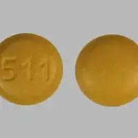 Letrozole (Letrozole [ let-roe-zol ])-511-2.5 mg-Yellow-Round