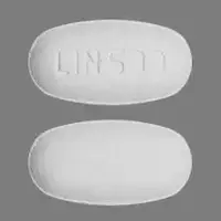 Linezolid (oral/injection) (Linezolid (oral/injection) [ lin-ez-oh-lid ])-LIN 600-600 mg-White-Capsule-shape