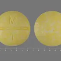 Methotrexate (Methotrexate (oral) [ meth-oh-trex-ate ])-M 1-2.5 mg-Yellow-Round