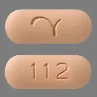 Moxifloxacin (systemic) (monograph) (Avelox)-112 Logo-400 mg-Beige-Capsule-shape