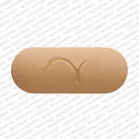 Moxifloxacin (systemic) (monograph) (Avelox)-112 Logo-400 mg-Beige-Capsule-shape