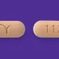 Moxifloxacin (systemic) (monograph) (Avelox)-112 Logo-400 mg-Beige-Capsule-shape