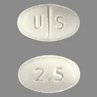 Oxandrolone (Oxandrolone [ ox-an-droe-lone ])-U S 2.5-2.5 mg-White-Oval