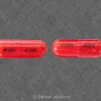 Oxazepam (Oxazepam [ ox-a-ze-pam ])-R-069 R-069-15 mg-Red-Capsule-shape