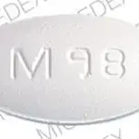 Penicillin v (Penicillin v [ pen-i-sill-in ])-M 98-500 mg-White-Oval