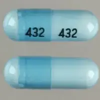 Phenytoin (injection) (Phenytoin (injection) [ fen-i-toyn ])-432 432-300 mg-Blue-Capsule-shape