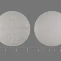 Pindolol (Pindolol [ pin-doe-lol ])-M 52-5 mg-White-Round