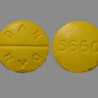 Sulindac (Sulindac [ sul-in-dak ])-DAN DAN 5660-200 mg-Yellow-Round