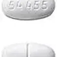 Tinidazole (Tinidazole [ tye-nye-da-zole ])-54 455-500 mg-White-Oval