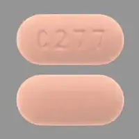 Valganciclovir (Valganciclovir [ val-gan-sye-kloe-veer ])-C 277-450 mg-Pink-Capsule-shape