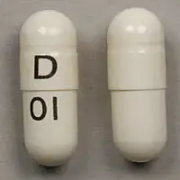 Zidovudine (oral/injection) (Zidovudine (oral/injection) [ zye-doe-vyoo-deen ])-D 01-100 mg-White-Capsule-shape