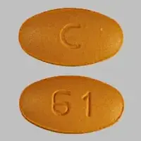 Cefpodoxime (Cefpodoxime [ sef-poe-dox-eem ])-C 61-100 mg-Orange-Oval