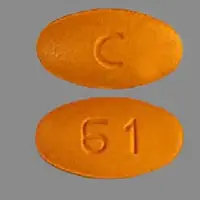 Cefpodoxime (Cefpodoxime [ sef-poe-dox-eem ])-C 61-100 mg-Orange-Oval