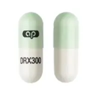 Droxidopa (Droxidopa [ drox-i-dop-a ])-ap DRX300-300 mg-Green & White-Capsule-shape