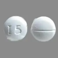 Hydrochlorothiazide and fosinopril (Hydrochlorothiazide and fosinopril [ hye-droe-klor-oh-thy-a-zide-and-foe-sin-oh-pril ])-I5-20 mg / 12.5 mg-White-Round