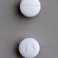 Hydrochlorothiazide and fosinopril (Hydrochlorothiazide and fosinopril [ hye-droe-klor-oh-thy-a-zide-and-foe-sin-oh-pril ])-I5-20 mg / 12.5 mg-White-Round