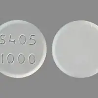 Lanthanum carbonate (Lanthanum carbonate [ lan-than-um-car-bo-nayt ])-S405 1000-1000 mg-White-Round