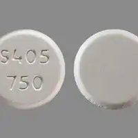 Lanthanum carbonate (Lanthanum carbonate [ lan-than-um-car-bo-nayt ])-S405 750-750 mg-White-Round