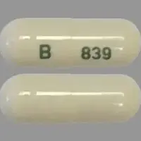 Mefenamic acid (Mefenamic acid [ me-fe-nam-ik ])-B 839-250 mg-White-Capsule-shape