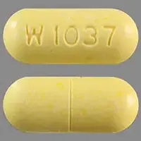 Methenamine (Methenamine [ meh-theh-na-meen ])-W 1037-1 gram-Yellow-Oval
