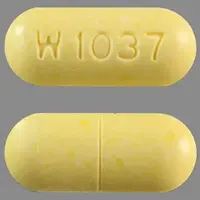 Methenamine (Methenamine [ meh-theh-na-meen ])-W 1037-1 gram-Yellow-Oval