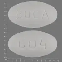 Methscopolamine (Methscopolamine [ meth-skoe-pol-a-meen ])-BOCA 604-5 mg-White-Oval