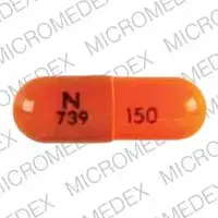 Mexiletine (Mexiletine [ mex-il-e-teen ])-N 739 150-150 mg-Tan / Orange-Capsule-shape