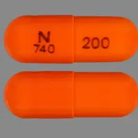 Mexiletine (Mexiletine [ mex-il-e-teen ])-N 740 200-200 mg-Orange-Capsule-shape