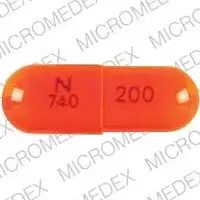 Mexiletine (Mexiletine [ mex-il-e-teen ])-N 740 200-200 mg-Orange-Capsule-shape