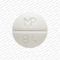 Minoxidil (Minoxidil [ min-ox-i-dil ])-MP 84 2.5-2.5 mg-White-Round