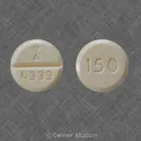 Nefazodone (Nefazodone [ ne-faz-oh-done ])-150 Logo 4333-150 mg-Orange-Round