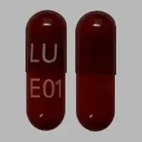 Rifampin (Rifampin (oral/injection) [ rif-am-pin ])-LU E01-150 mg-Red / Pink-Capsule-shape