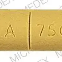Salsalate (Salsalate [ sal-sa-late ])-A 750-750 mg-Yellow-Oval